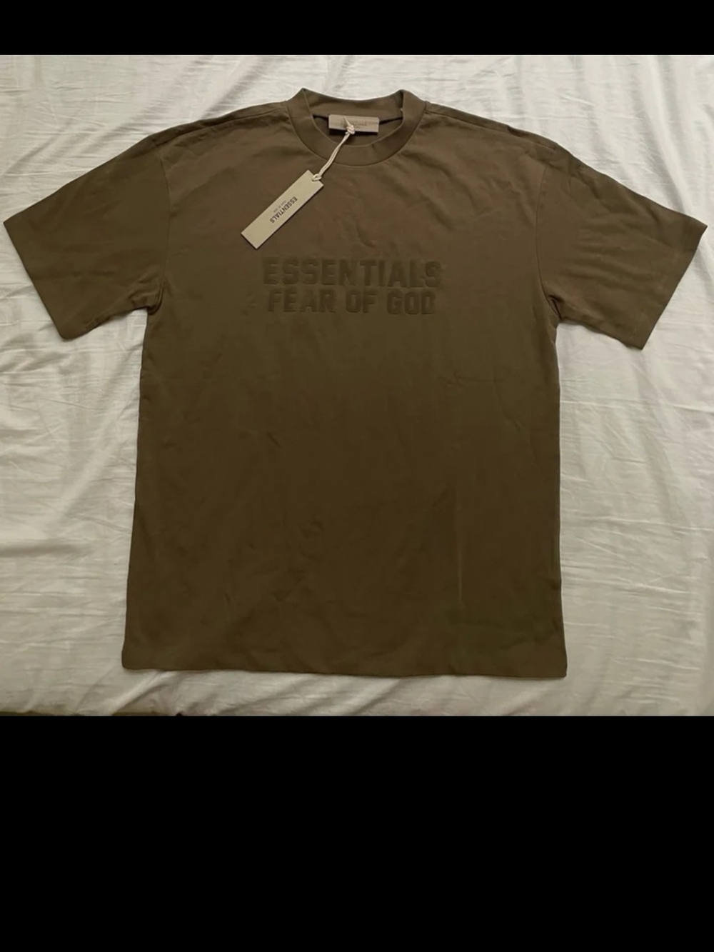 NWT Fear of God Essentials Brown T-Shirt Small Retail for $180